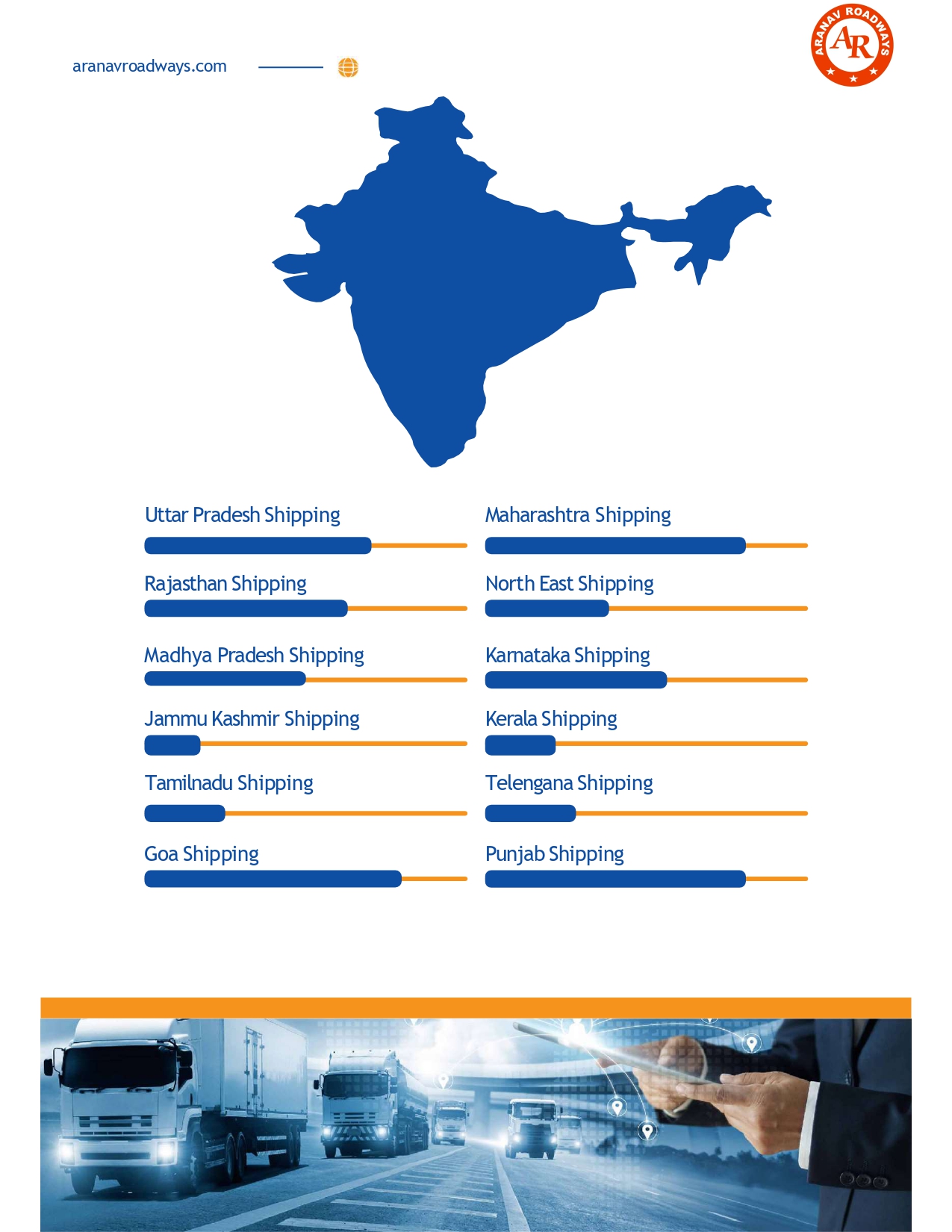 Aranav Roadways Faridabad Ahmedabad